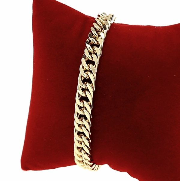 4452 Bransoletka elegancka złota 20cm pozłacana 14k Xuping