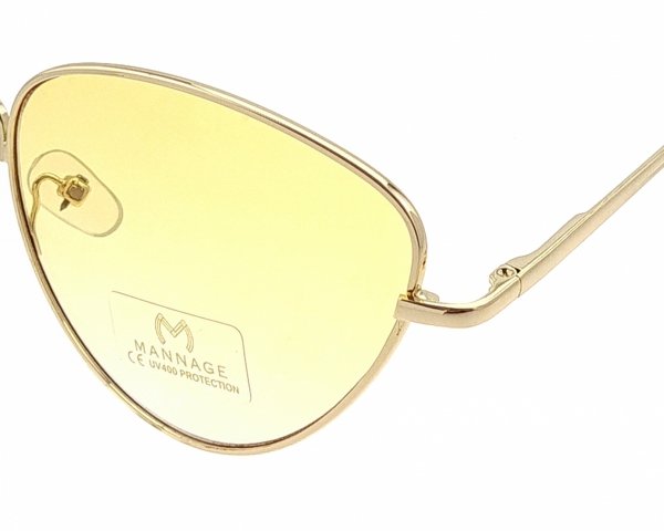 2664 Damskie okulary przeciwsłoneczne muchy ozdobne UV400
