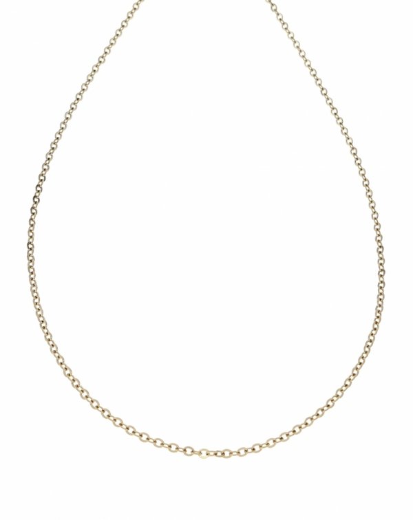 1158 Złoty łańcuszek 45cm 2mm stal chirurgiczna 316L żmijka