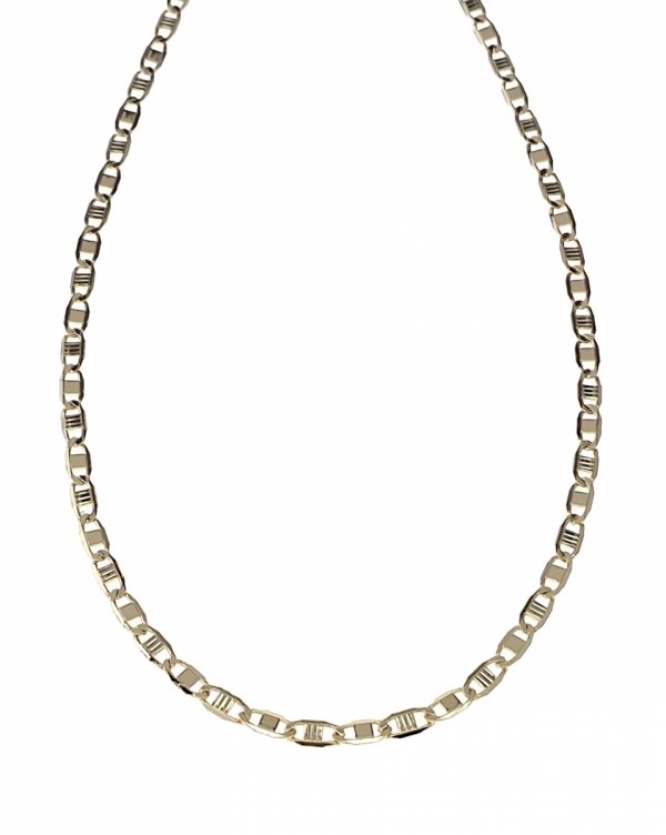 1872 Złoty łańcuszek celebrytka 45cm naszyjnik pozłacany 14k