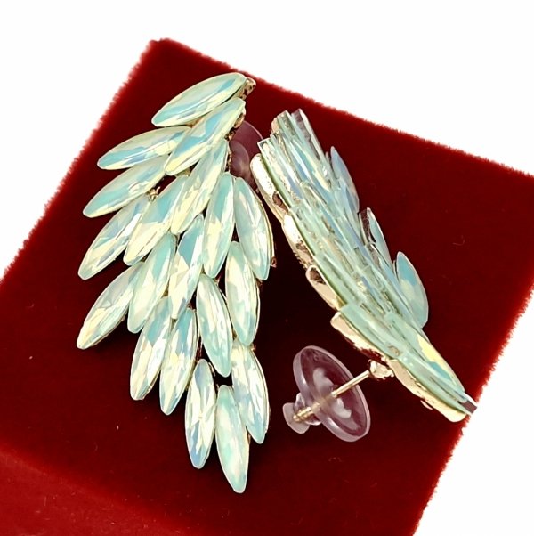 2844 Kolczyki złote pozłacane 14k wiszące