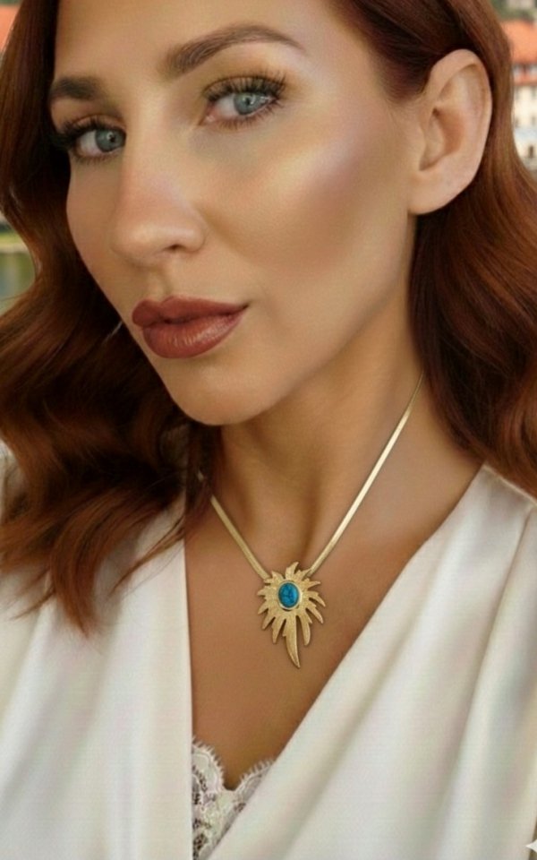 843a Złoty łańcuszek 43+5 naszyjnik stal chirurgiczna nierdzewna 316L