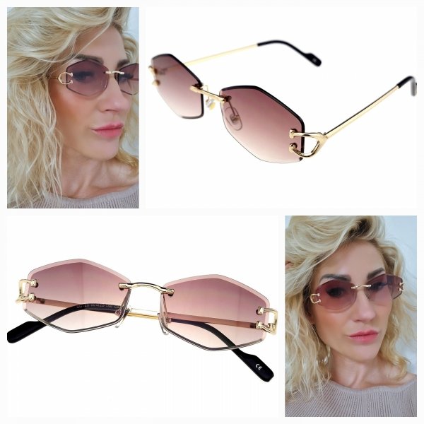 ok40 Damskie okulary przeciwsłoneczne muchy ozdobne UV400