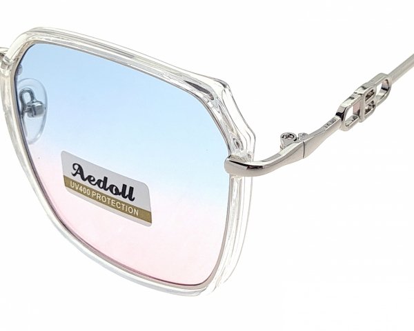 0925 Damskie okulary przeciwsłoneczne ozdobne UV400