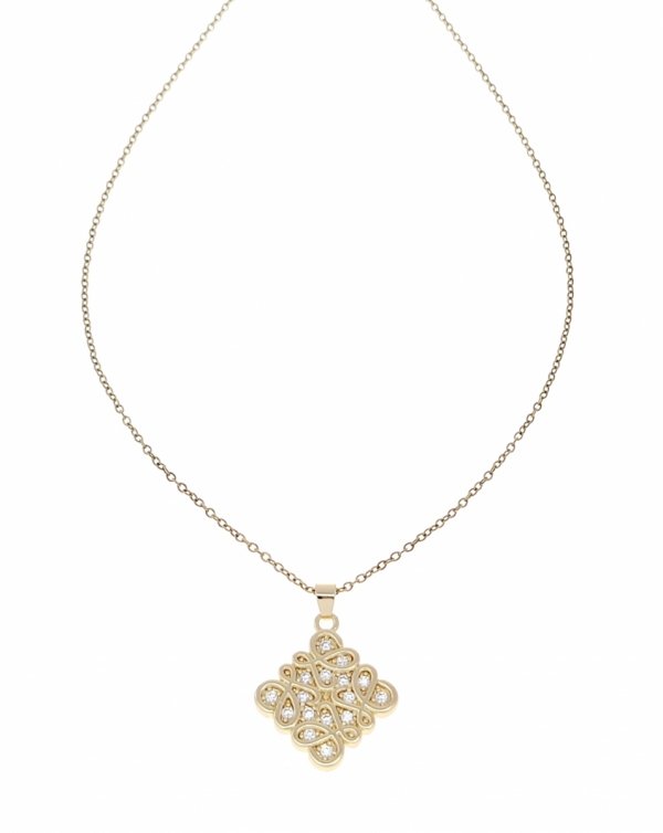 Золотая цепочка Знаменитости Позолоченное ожерелье 14K XUPING