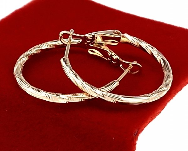 эксклюзивные серьги с позолотой swarovski