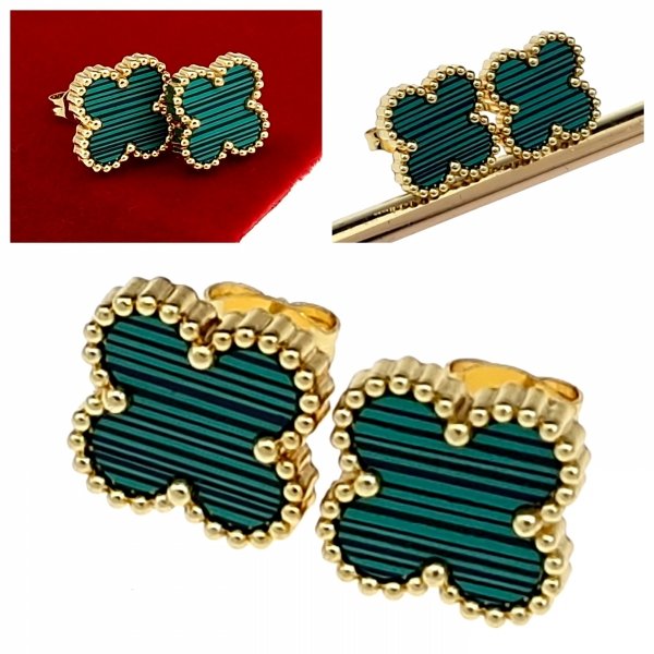 Золотые серьги из нержавеющей стали