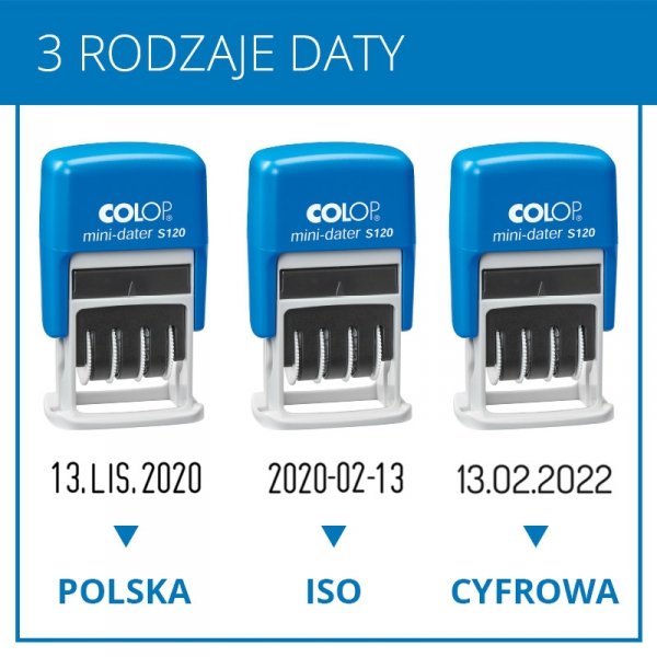 COLOP Printer MINI DATOWNIK S120 Z OSLONA RODZAJE DATY (1).jpg