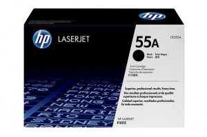 Oryginalny Toner Czarny HP LaserJet P3015 (55A CE255A)