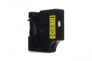 Taśma JetWorld Zamiennik Dymo D1 Czarny na Żółtym 9mm x 7m  LM100 , LM120, LM150, LM160, LM200, LM210, LM210D, LM220, LM260, LM2
