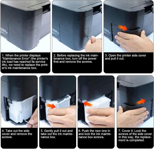 Pochłaniacz pampers Epson L1110 L3150 L3151 L5190  L1110 L1210 L1250 L3100 L3101 L3110 L3111 L3115 L3116 L3150 L3151 L3156 L3158 L3160 L3165 L3166 L3210 L3211 L3250 L3251 L3256 L3260 L3266 L3550 L3560 L5190 L5290 L5296 L5590 ET‑2710 ET‑2712 ET‑2714 ET‑271
