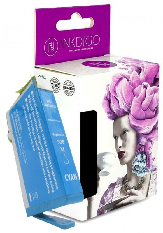 Tusz INKDIGO do HP 920 XL Cyan
