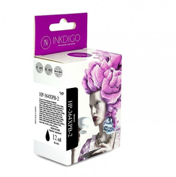 Tusz INKDIGO do HP 364 XL Photo Black