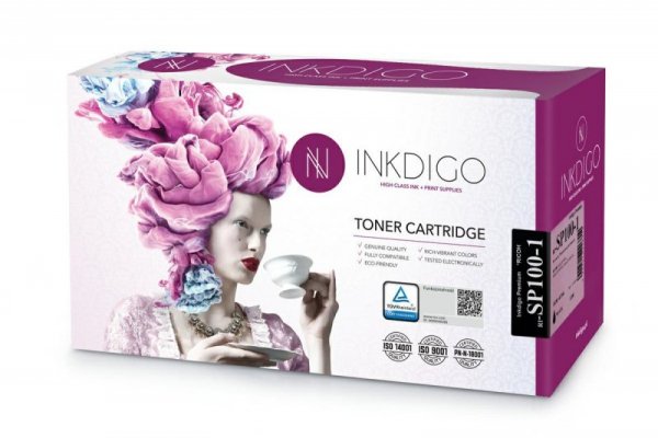 Toner INKDIGO do RICOH 407166 SP100 Black