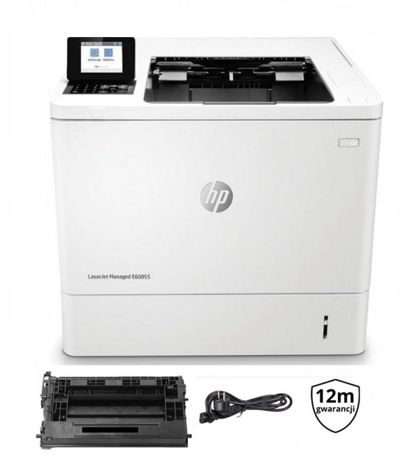HP LaserJet Managed E60155dn  | GW12 | DUPLEX | LAN | SERWIS | 3GY09A