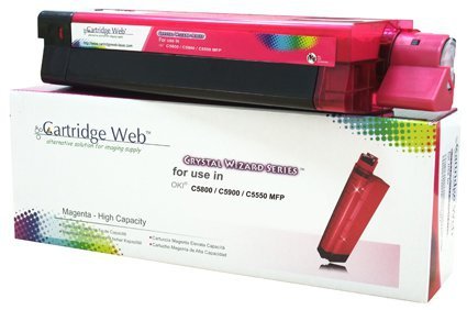 Toner Cartridge Web Magenta OKI C5800 zamiennik 43324422