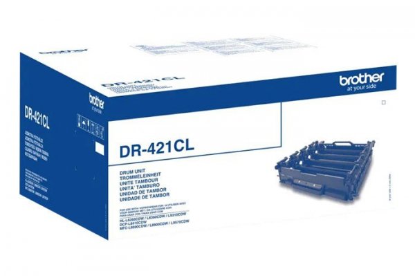 Oryginalny Moduł Bębna CMYK Brother DR421CL, DR-421CL uszkodzone pudełko