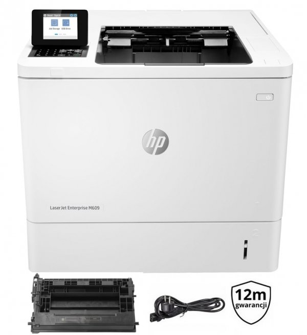 HP LaserJet Enterprise M609dn  | GW12 | DUPLEX | LAN | 34 tys | SERWIS | K0Q21A