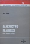 Jerzy Speina Bankructwo realności. Proza Brunona Schulza