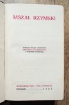 Mszał rzymski: Pallottinum 1963