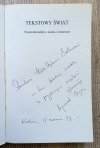 Ryszard Nycz Tekstowy świat