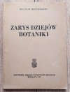 Bolesław Hryniewiecki Zarys dziejów botaniki