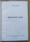 Kazimierz Karabasz Odczytać czas [dedykacja autorska]