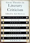 Edited by Karl Beckson Great Theories in Literary Criticism