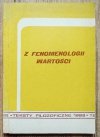 Z fenomenologii wartości