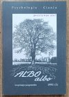 Albo Albo 2/1992 Psychologia Cienia