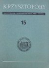 Krzysztofory • Zeszyty Naukowe Muzeum Historycznego Miasta Krakowa 15 [Żydzi krakowscy]