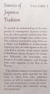 Sources of Japanese Tradition