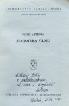 Łukasz Plesnar • Semiotyka filmu [dedykacja autorska]