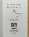 Jan Twardowski Wiersze / dedykacja Jana Twardowskiego