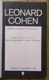 Leonard Cohen Słynny niebieski prochowiec. Wiersze i piosenki