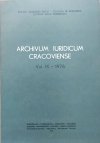 Archivum Iuridicum Cracoviense vol. IX 1976
