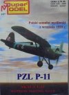 Polski samolot myśliwski z września 1939 roku • PZL P-11 [model kartonowy]