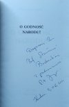 Piotr Jaroszyński • O godność narodu! [dedykacja autorska]