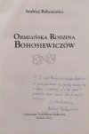 Andrzej Bohosiewicz Ormiańska rodzina Bohosiewiczów [dedykacja autorska]