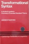 Andrew Radford Transformational Syntax. A Student's Guide to Chomsky's Extended Standard Theory
