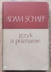 Adam Schaff • Język a poznanie [Herder, Sapir, Whorf]