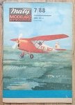 Mały Modelarz 7/1988 / Samolot akrobacyjny RWD-10. Szybowiec szkolny Czajka-bis