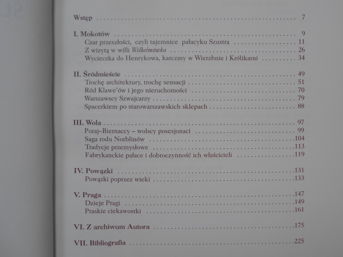 Tadeusz Wladyslaw Swiatek Sladami Mieszkancow Dawnej Warszawy Varsaviana Historia Polski Historia
