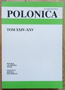 Polonica tom XXIV-XXV