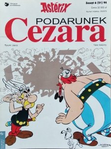 Gościnny, Uderzo • Asterix. Podarunek Cezara. Zeszyt 6/94
