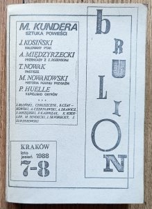 Brulion 7-8/1988 / Kundera Międzyrzecki Huelle