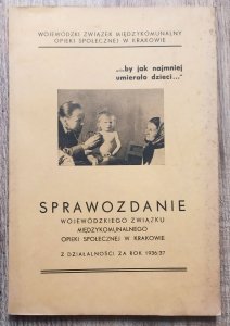 Sprawozdanie Wojewódzkiego Związku Międzykomunalnego Opieki Społecznej 1936/37