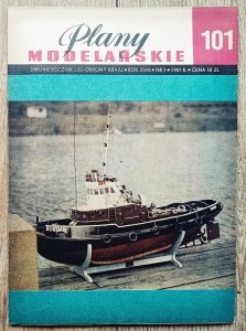 Plany modelarskie 101 1/1981 Polski holownik typ H300