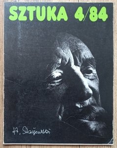 Czasopismo Sztuka 4/1984 / Henryk Stażewski