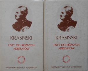Zygmunt Krasiński • Listy do różnych adresatów 
